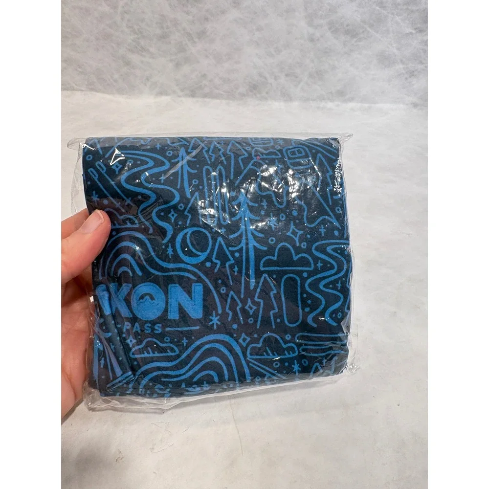 Ikon Pass Locale Outdoor Neck Gaiter Blue Navy Ski Snowboard‎ Face Mask New